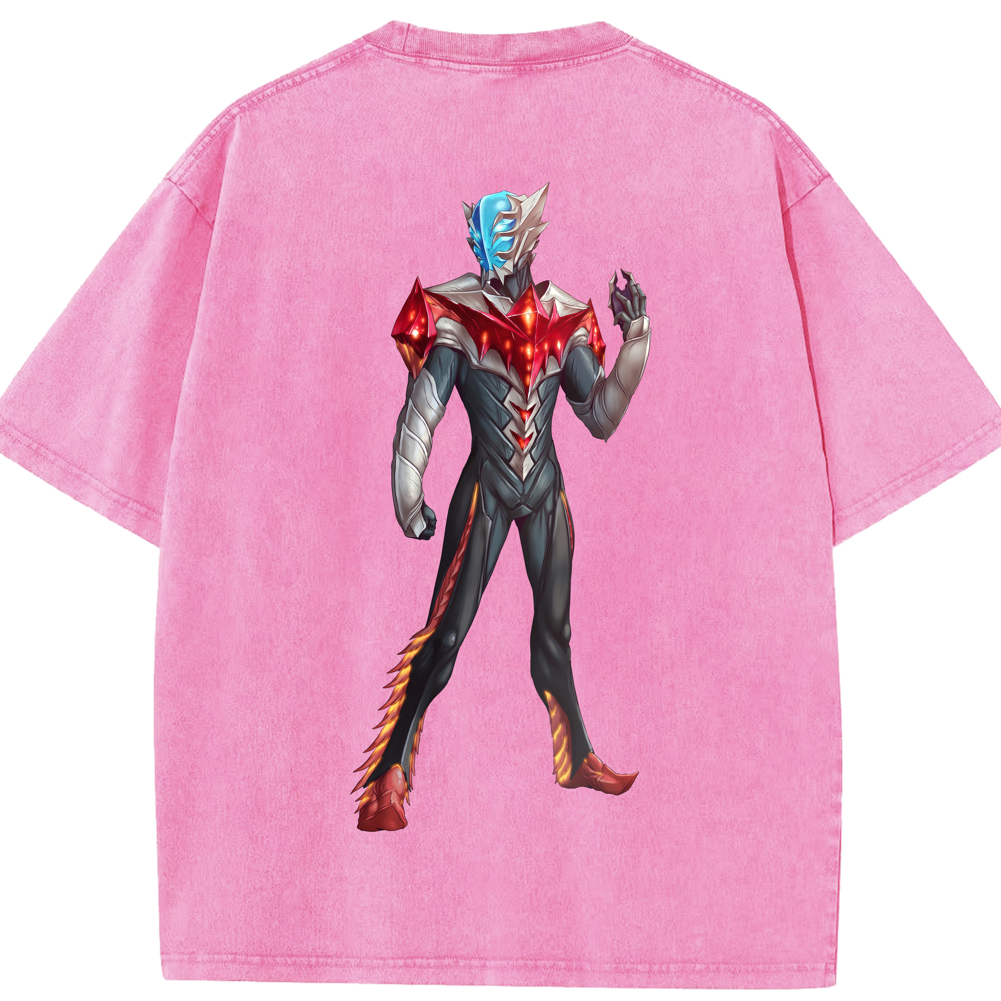（画像用） ウルトラマン Ultraman 綿100% ヴィンテージ風 半袖Tシャツ（背面プリント）